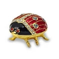 thumbnail image 1 of Pewter Enamel Lady Bug Trinket Box, 1 of 6