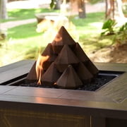 Pewter Gray, Ceramic Fire Diamonds | 4" Set of 14