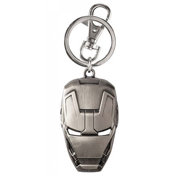 Pewter Key Ring - Avengers - Iron Man Mask