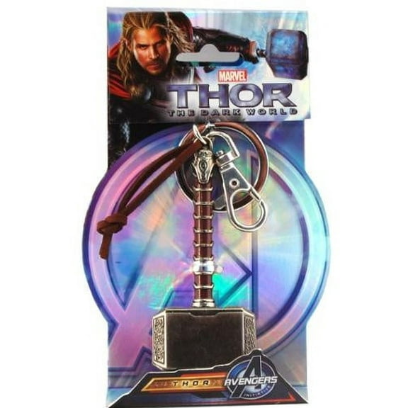 Pewter Key Ring - Marvel - Thor Hammer