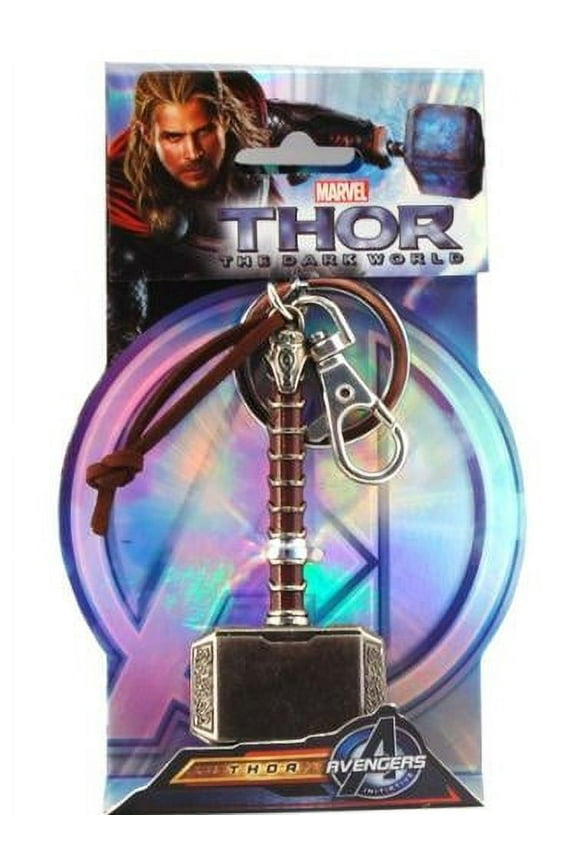 Pewter Key Ring - Marvel - Thor Hammer