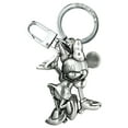 thumbnail image 1 of Pewter Key Ring Minnie Mouse Waving, 1 of 1