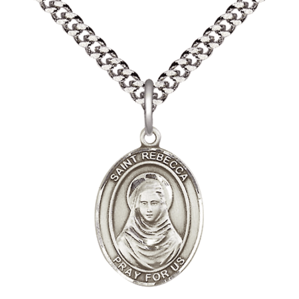 Fine Pewter Catholic Saint Joseph Lapel Pin Or Pendant - 1 Inch Medal On Prayer Card, Patron Saint Gift
