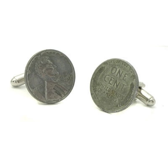 Pewter Penny Cufflinks