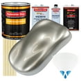 thumbnail image 1 of Pewter Silver Metallic Gallon URETHANE BASECOAT CLEARCOAT Auto Paint FAST Kit, 1 of 5