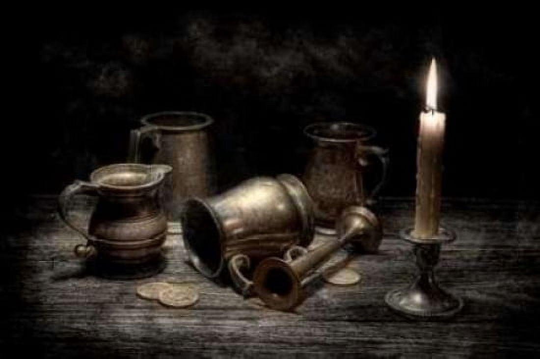 Pewter Still Life I Canvas Art - C Thomas McNemar (24 x 36)