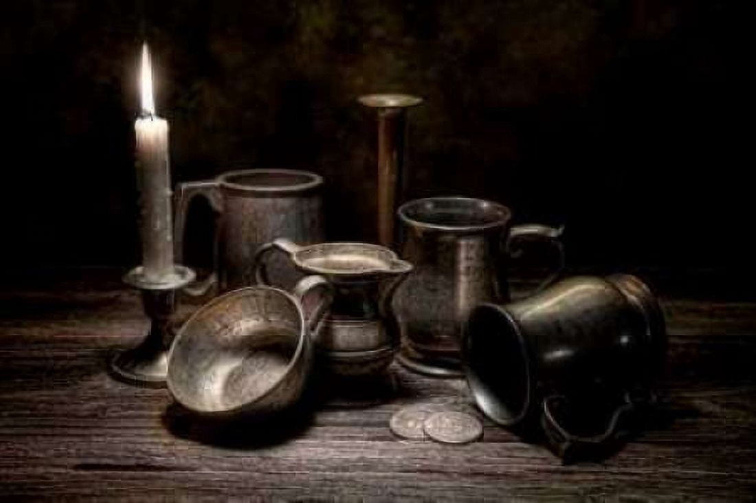 Pewter Still Life II Canvas Art - C Thomas McNemar (24 x 36)