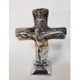 thumbnail image 1 of Pewter Trinity Crucifix with God Father Son and Holy Spirit, 1 of 2