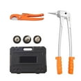 thumbnail image 1 of Pex Tube Expander 1/2 3/4 1 Inch OD Manual Lever Tool With 3 Expansion Heads Pipe Cutter ,Easy to Operate, 1 of 6