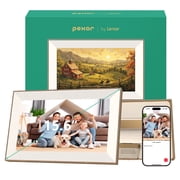 Pexar Starlight 15.6" Digital Picture Frame Powered by Lexar, A Stunning, Large Anti-Glare Touchscreen with Vibrant Visuals for Gifting, Wedding, 64GB Local Storage, Share Photos/Videos via APP