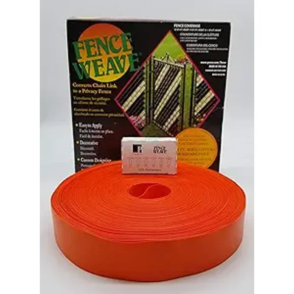 Pexco Brand Fence Weave 250' Roll - Orange - Made in The USA!