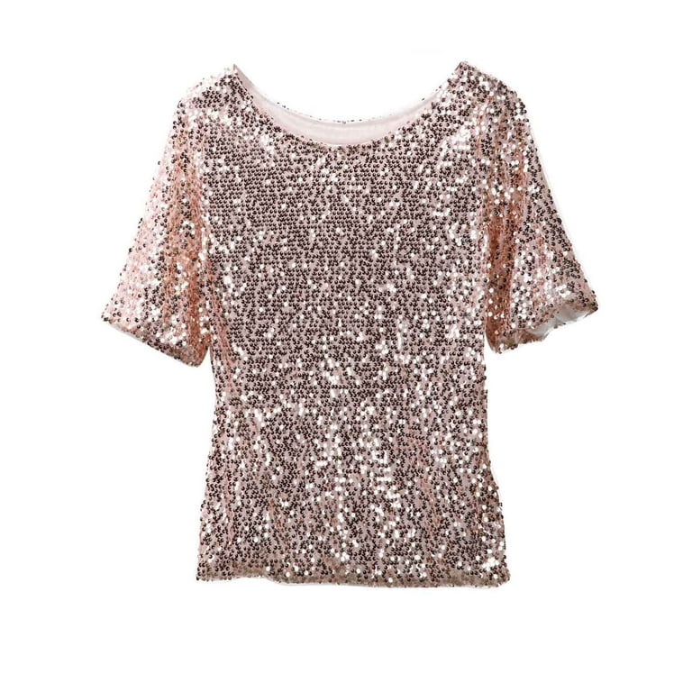 sequin t shirt women