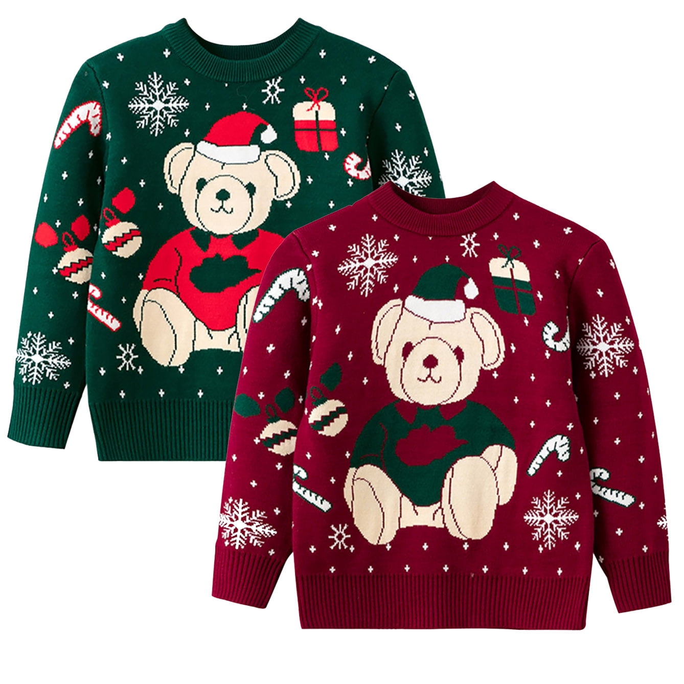 Peyan 16T Kids Boys Girls Ugly Christmas Sweater Crewneck Pullover
