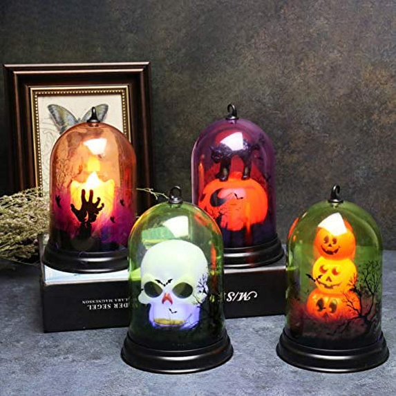 Peyan Halloween Atmosphere Hanging Light Lights, Battery Operated Hanging Lamp Decor, Hanging Lights Tabletop Lanterns, Indoor Outdoor Table Light for Bedroom Garden Patio Party Wedding