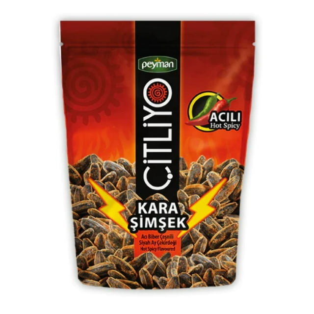 Peyman Citliyo Spicy Black Sunflower Seeds