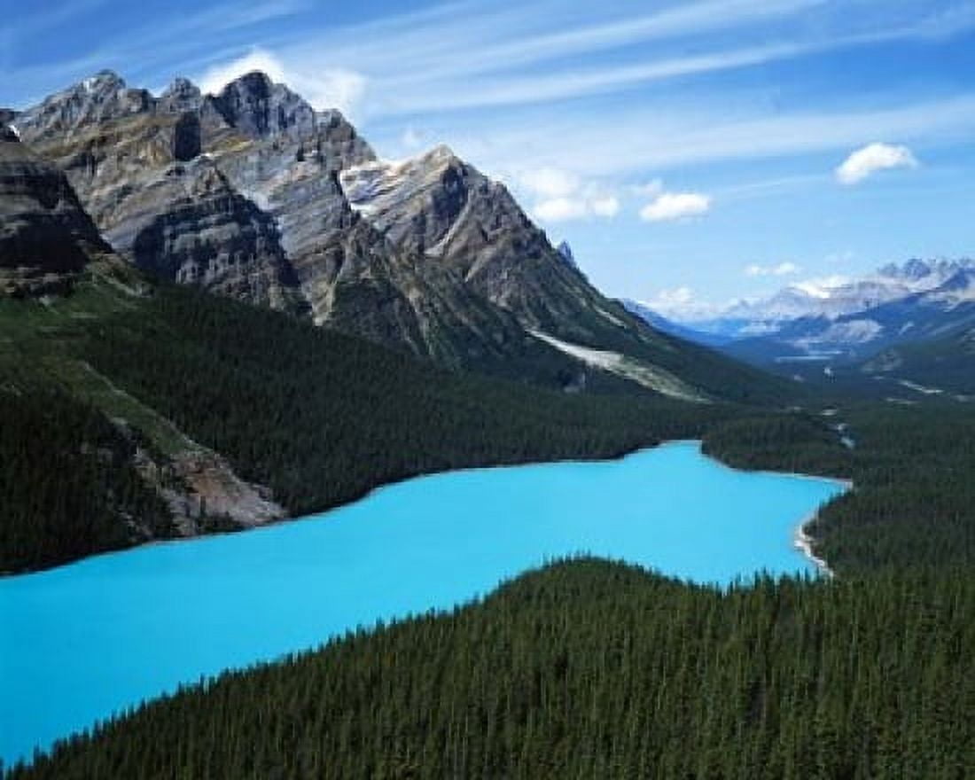 Peyto Lake Banff National Park Alberta Canada Canvas Art - Charles Gurche DanitaDelimont (30 x 24)