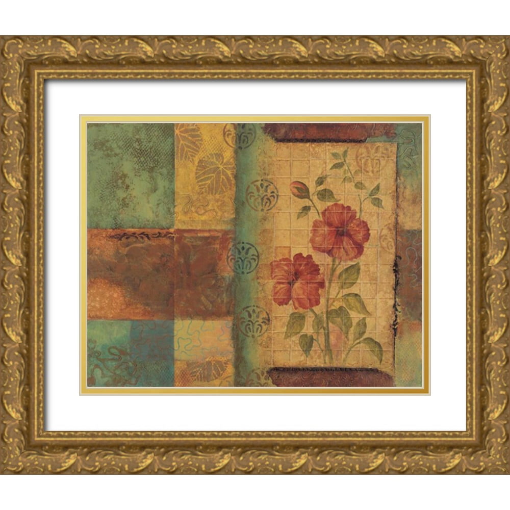 Peyton, Hanna 24x20 Gold Ornate Wood Framed with Double Matting Museum ...