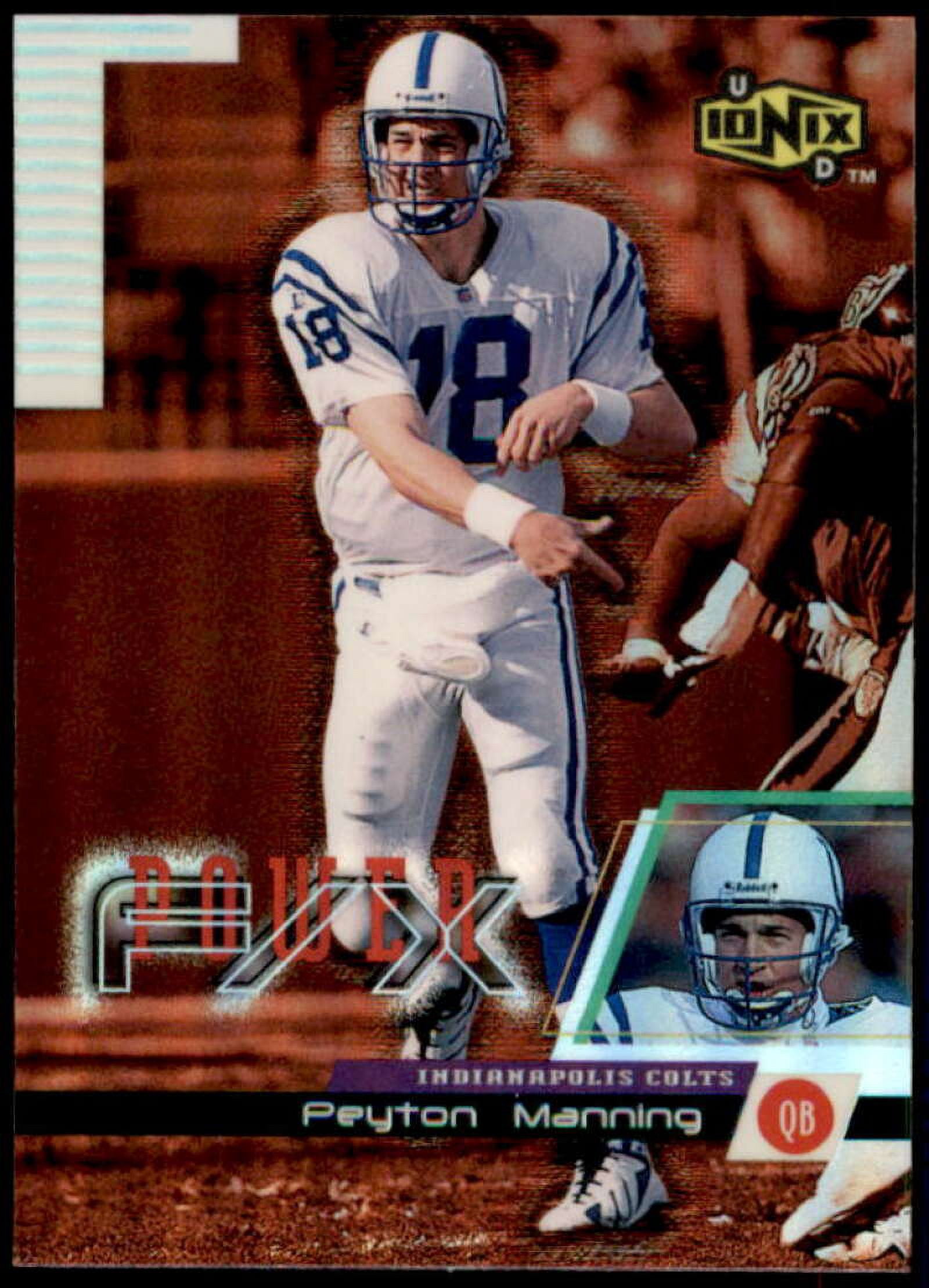 Peyton Manning Card 1999 UD Ionix Power F/X #P1 - Walmart.com, image size:1600x2218