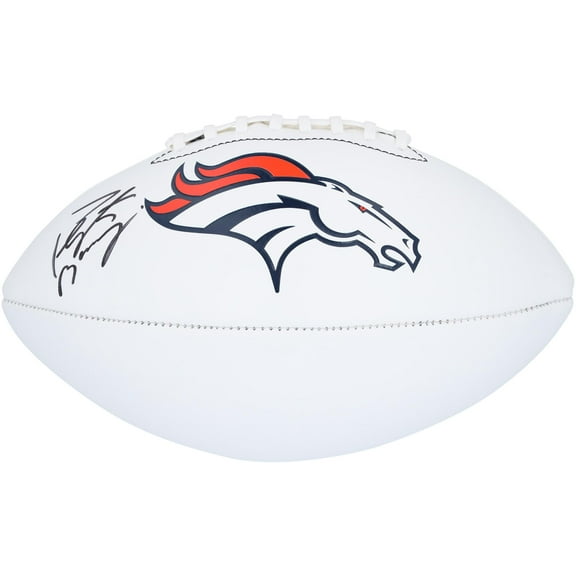 Peyton Manning Denver Broncos Autographed Franklin White Panel Football - Fanatics Authentic Certified