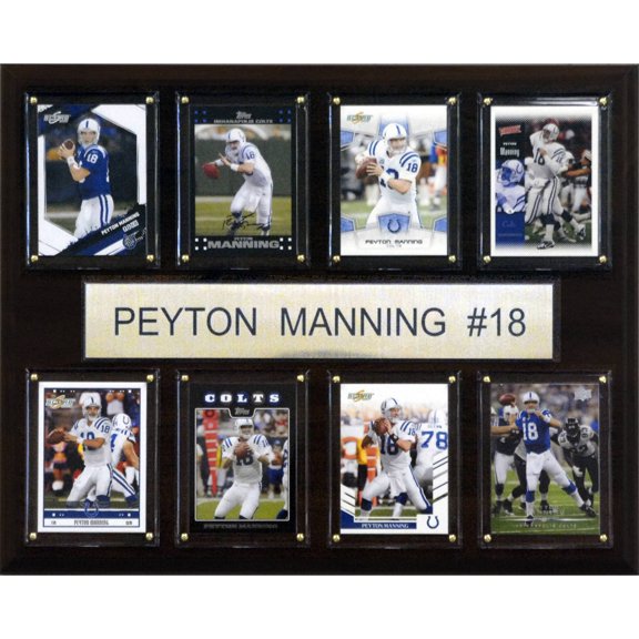 Peyton Manning Indianapolis Colts 12'' x 15'' Plaque
