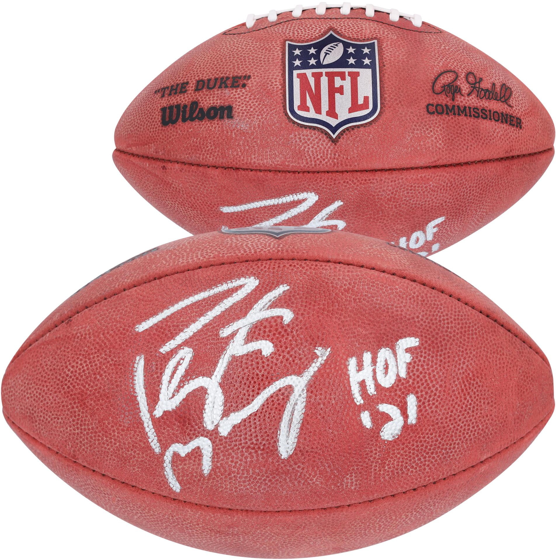 Peyton Manning Indianapolis Colts Autographed Duke Full Color Football with "HOF 21" Inscription - Fanatics Authentic Certified