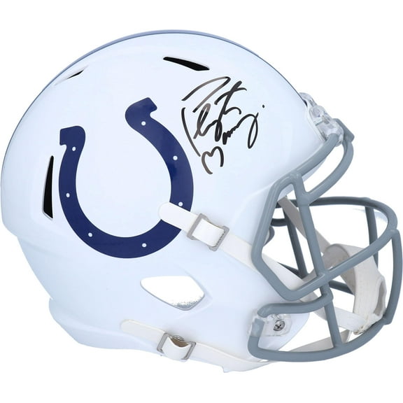 Peyton Manning Indianapolis Colts Autographed Riddell 2020 Speed Replica Helmet - Fanatics Authentic Certified