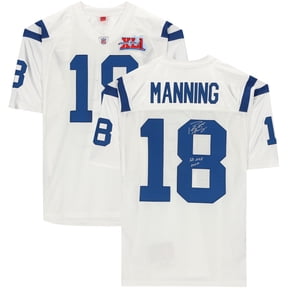 Peyton Manning Indianapolis Colts Autographed White Mitchell & Ness Super Bowl Authentic Jersey with "SB XLI MVP" Inscription - Fanatics Authentic Certified