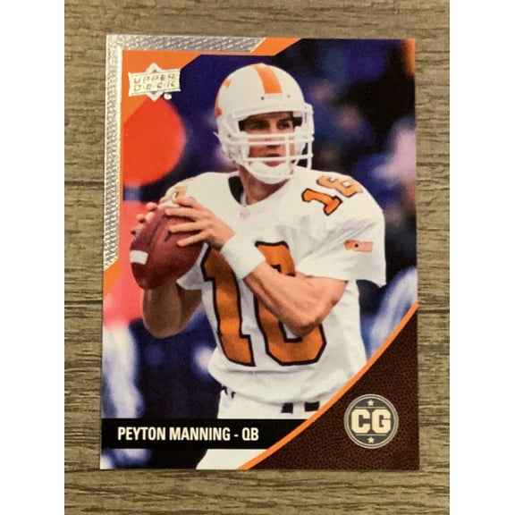 Upper Deck Peyton Manning Tennessee Volunteers NFL Conference Greats Trading Cards 2014