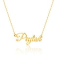 thumbnail image 1 of Peyton Name Necklace Personalized, Gold Plated Custom Name Necklace Charm Jewelry Gift for Women, 1 of 5