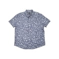 thumbnail image 1 of Peyton & Parker Mens Dusty Blue Jungle Short Sleeve Button-Down Shirt XXL, 1 of 1