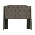 thumbnail image 1 of Peyton Tufted Fabric Upholstered King/Cal. King Headboard in Gray, 1 of 4