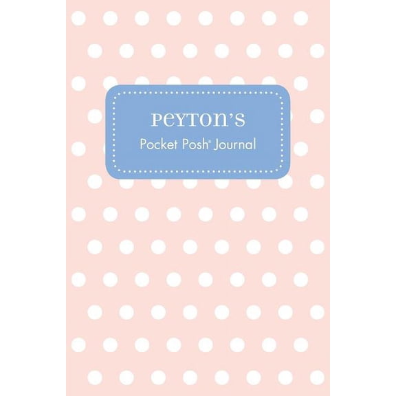 Peyton's Pocket Posh Journal, Polka Dot, (Paperback)