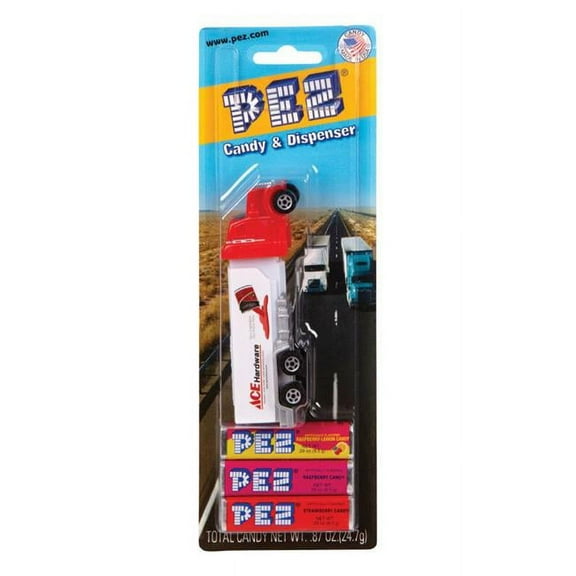 Pez Candy 0.87 in. Ace Truck Assorted Candy & Dispenser - pack of 12