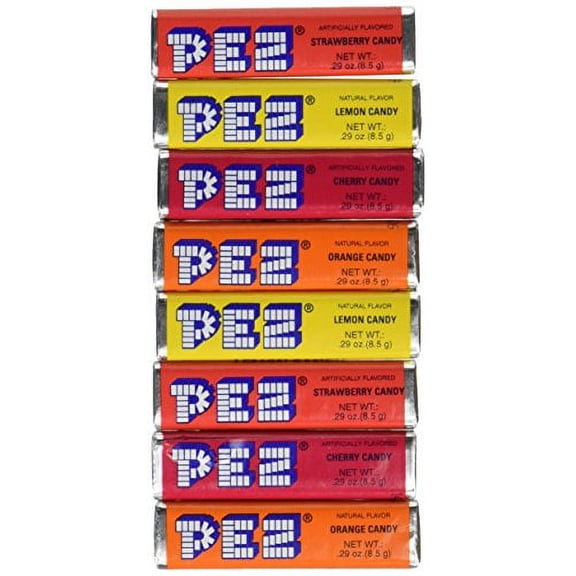 Pez Candy Refill 8Pk Assorted Fruit, 2.31 oz