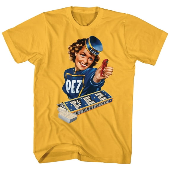 Pez Vintage Pez Girl Ginger Adult T-Shirt