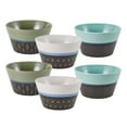 thumbnail image 1 of Pfaltzgraff 25-Ounce All Purpose Set of 6 Stoneware Bowls in 3 Colorways, 1 of 7