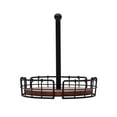thumbnail interactive-video image 1 of Pfaltzgraff Anvil Metal Wire Cage Condiment Table Caddy, Black, 1 of 11