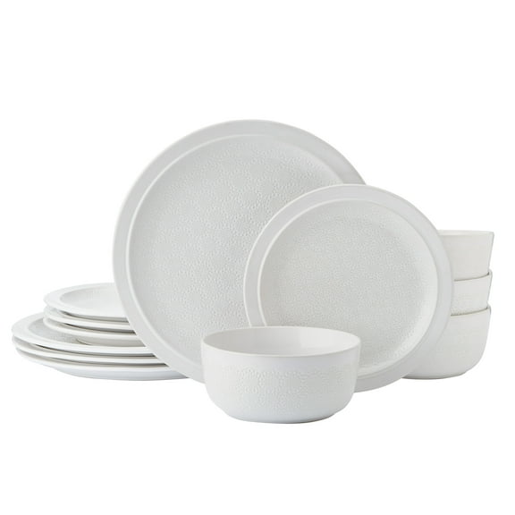 Pfaltzgraff Blooming Meadow Cream 12Pc Dw Sw Rmr