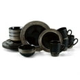thumbnail image 1 of Pfaltzgraff® Bryson Black 16-Piece Dinnerware Set Stoneware, 1 of 9
