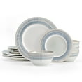 thumbnail interactive-video image 1 of Pfaltzgraff Casey 12 Piece Stoneware Dinnerware Set White, 1 of 5