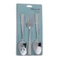 thumbnail image 1 of Pfaltzgraff Stainless Steel Serving Set - Silver - 3 Piece Fork and Spoon Set, 1 of 2