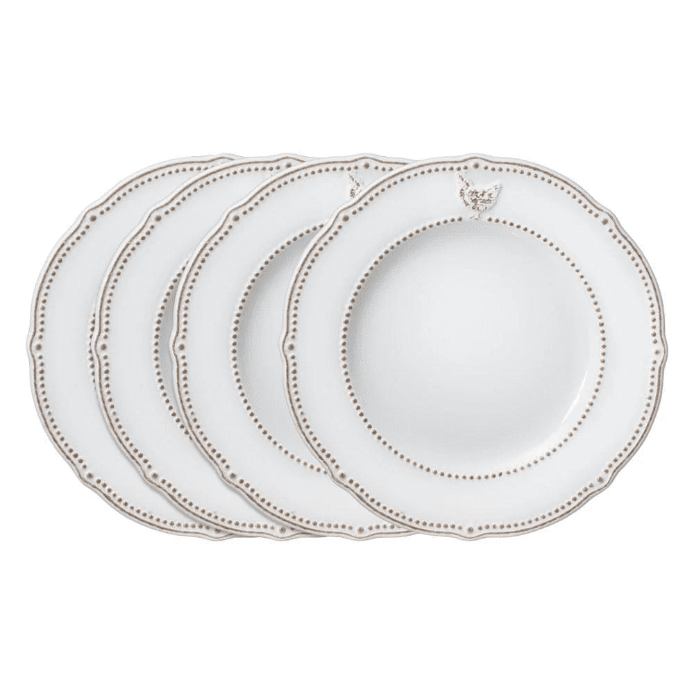 Pfaltzgraff Farmhouse Lunch Plates 4-Piece Set, Stoneware, 8.5-Inch
