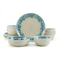 thumbnail interactive-video image 1 of Pfaltzgraff® Hayden Blue 12-Piece Dinnerware Set, 1 of 11