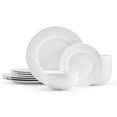 thumbnail image 1 of Pfaltzgraff Maddy 12-Piece Dinnerware Set Embossed Porcelain in White, 1 of 9
