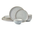 thumbnail interactive-video image 1 of Pfaltzgraff Rowan 12 Piece Stoneware Dinnerware Set Gray, 1 of 11