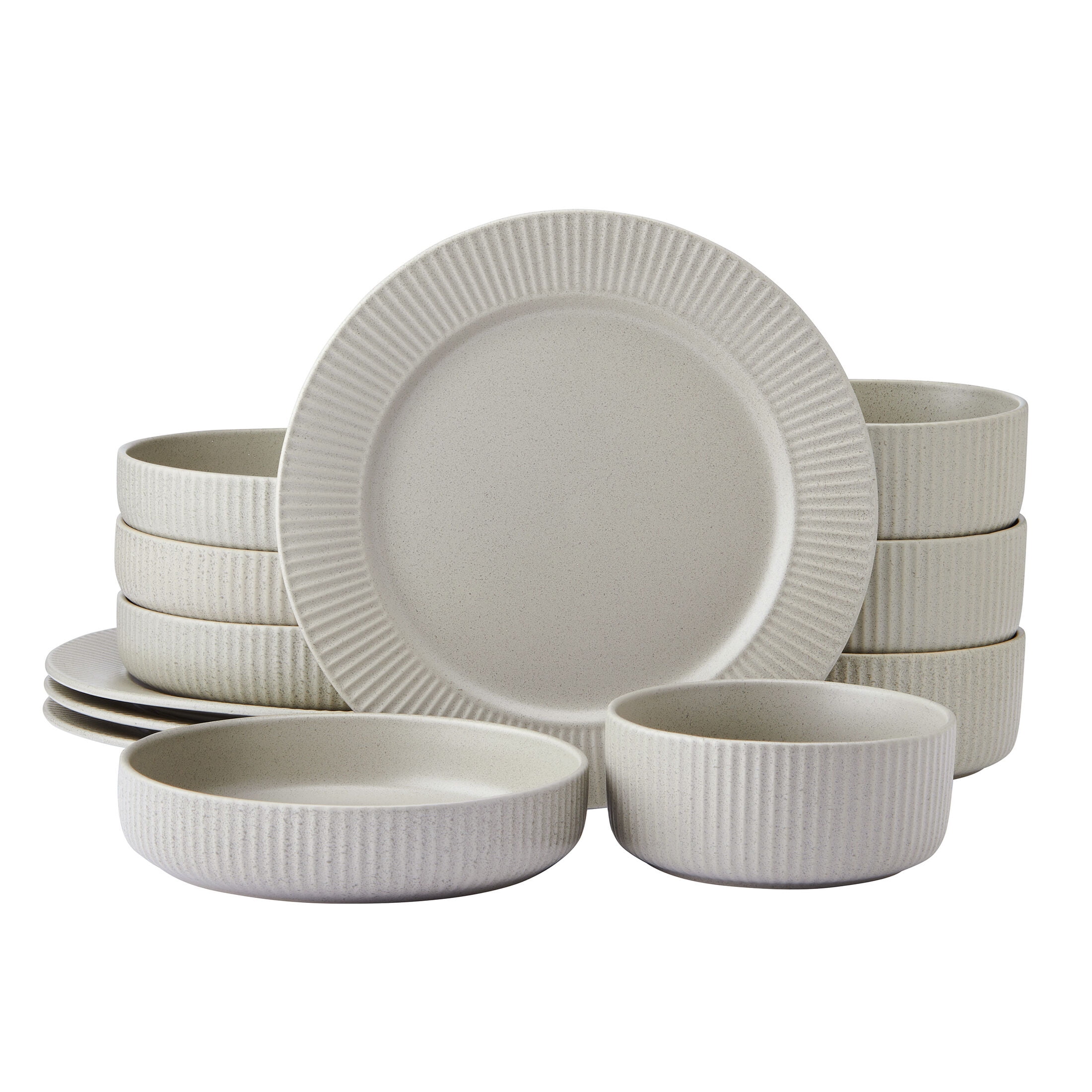 Pfaltzgraff Tranquility Cream 12Pc Dw Sw Rd Rmr - Walmart.com