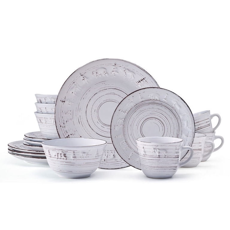 Pfaltzgraff Trellis Lodge 16 Piece Dinnerware Set, service for 4