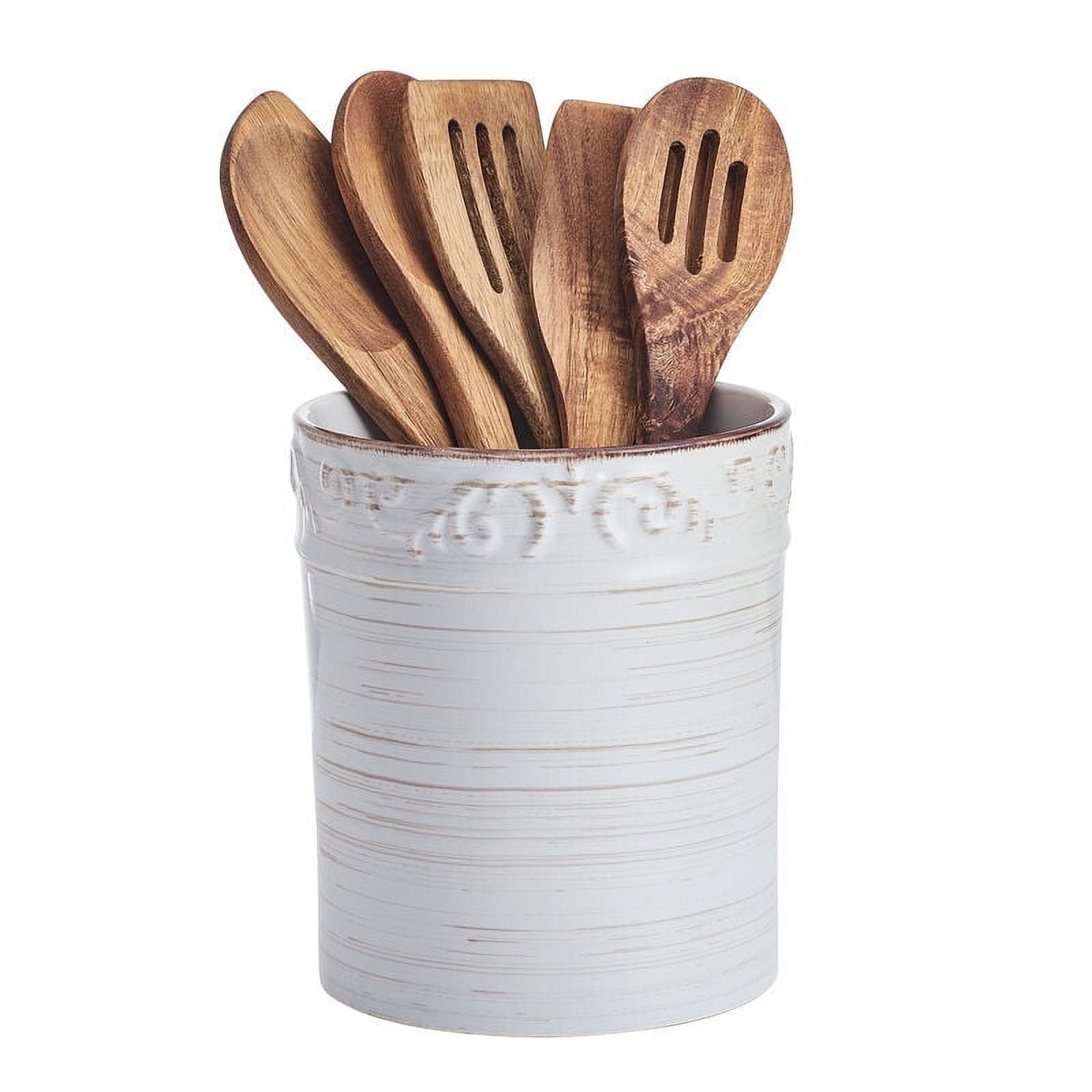 Pfaltzgraff Trellis Utensil Crock