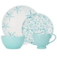 thumbnail image 1 of Pfaltzgraff® Venice Teal Stoneware 16-Piece Dinnerware Set, 1 of 12