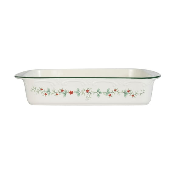 Pfaltzgraff® Winterberry 11X9-inch Stoneware Rectangular Casserole Baker